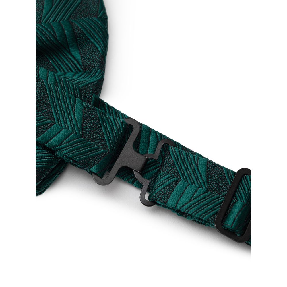 Dolce & Gabbana Green Silk Bowty