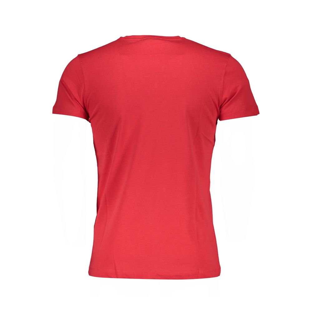 Roberto Cavalli Red Cotton T-Shirt