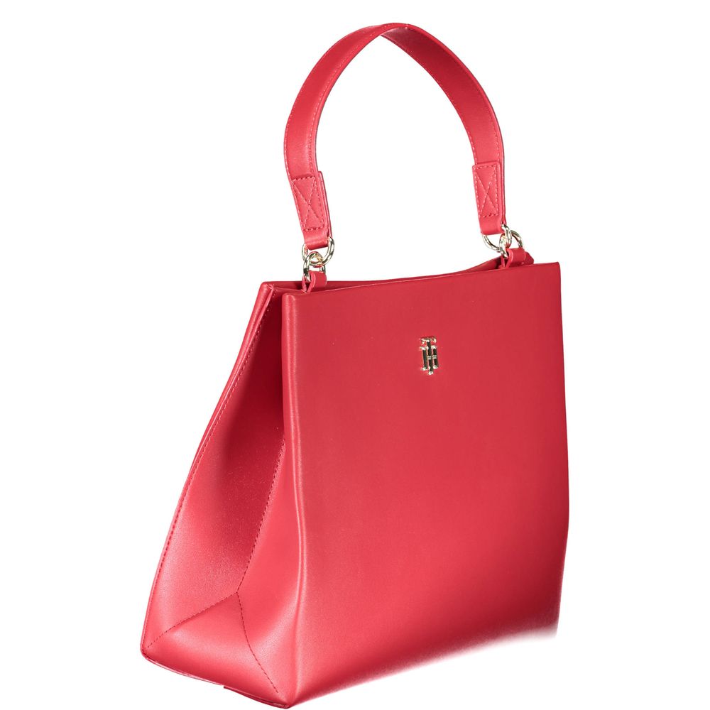 Tommy Hilfiger Red Polyethylene Handbag