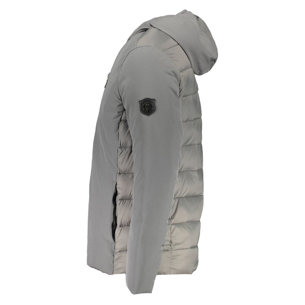 Roberto Cavalli Gray Polyester Jacket