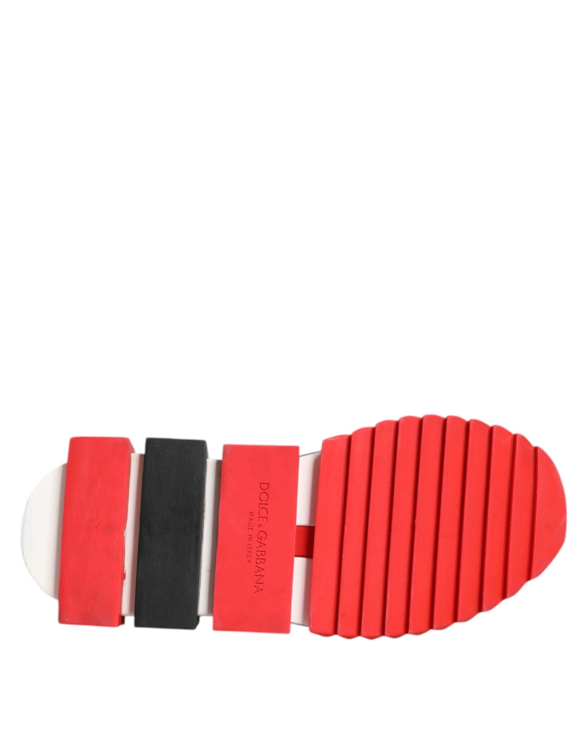 Dolce & Gabbana Black White Slip On Sorrento Sneakers Shoes