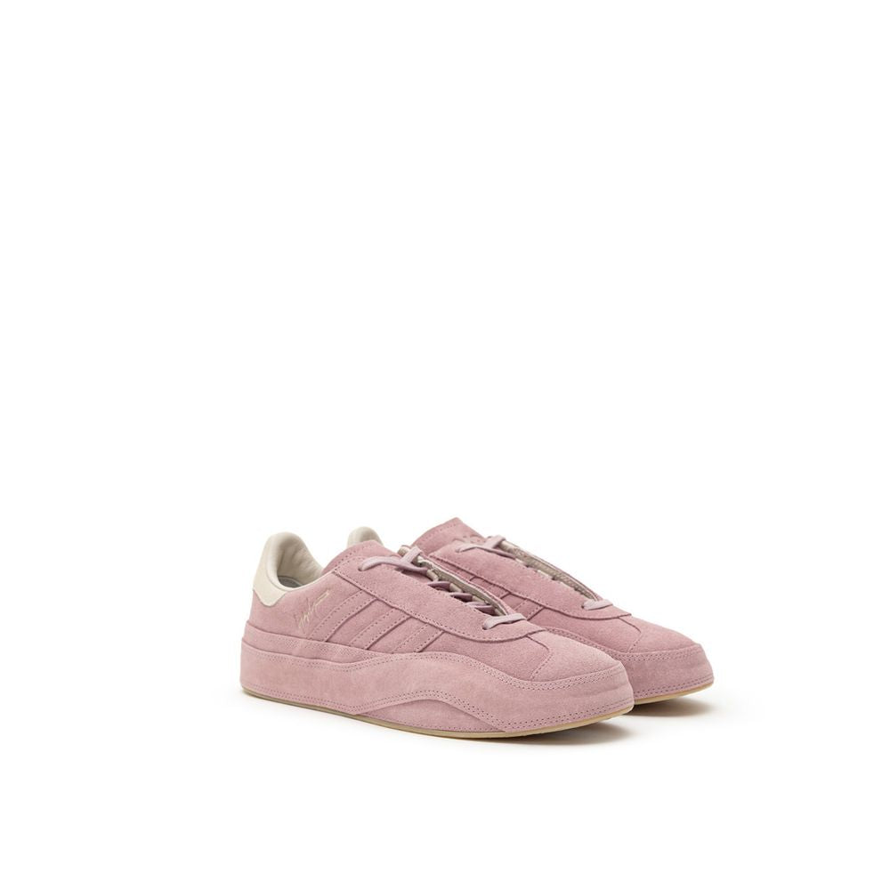 Y-3 Pink Leather Sneaker
