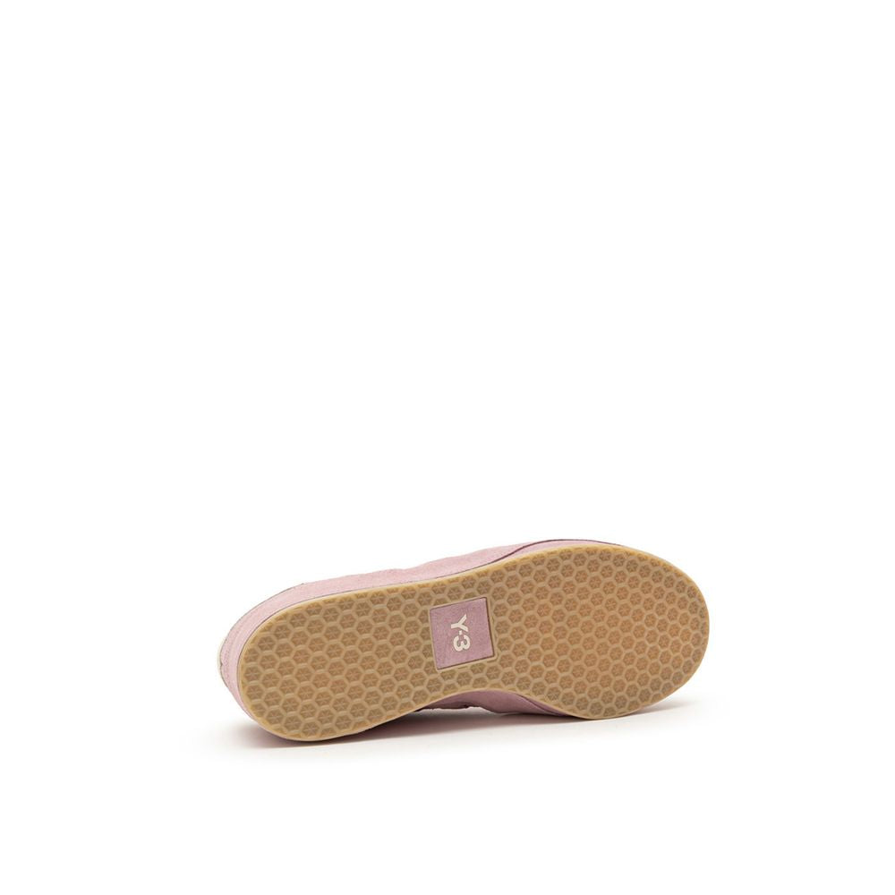 Y-3 Pink Leather Sneaker